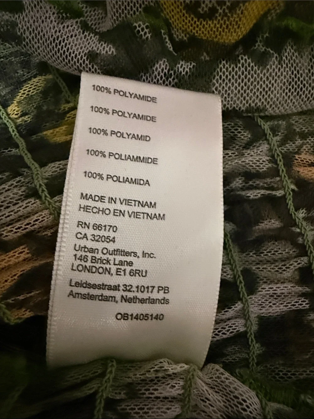Free People Olive & Mustard Sheer Ruffle-Neck Floral Blouse
